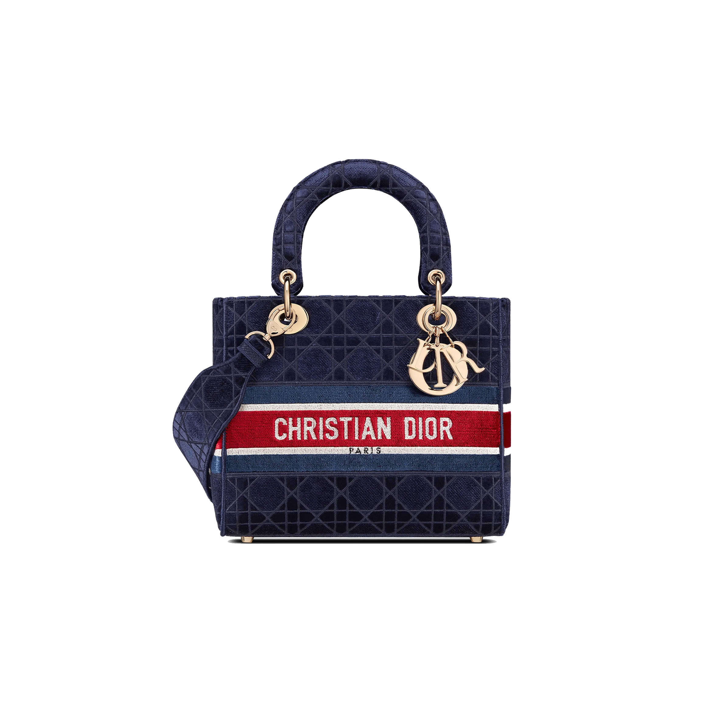 DIOR MEDIUM LADY D-LITE BAG M0565OTHJ-M928 (24*20*11cm)